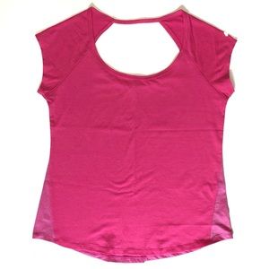 Marika Pink Short Sleeve Exercise T-Shirt Small-Medium